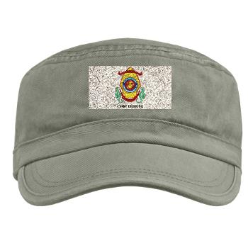 CL - A01 - 01 - Marine Corps Base Camp Lejeune with Text - Military Cap